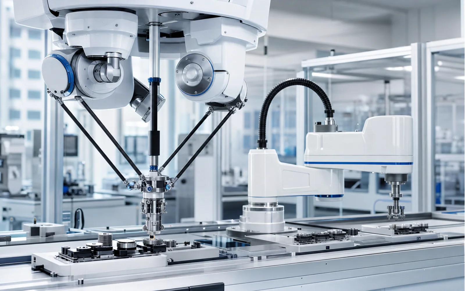 Gearbox Application in Atomrobot Parallel and SCARA Robots