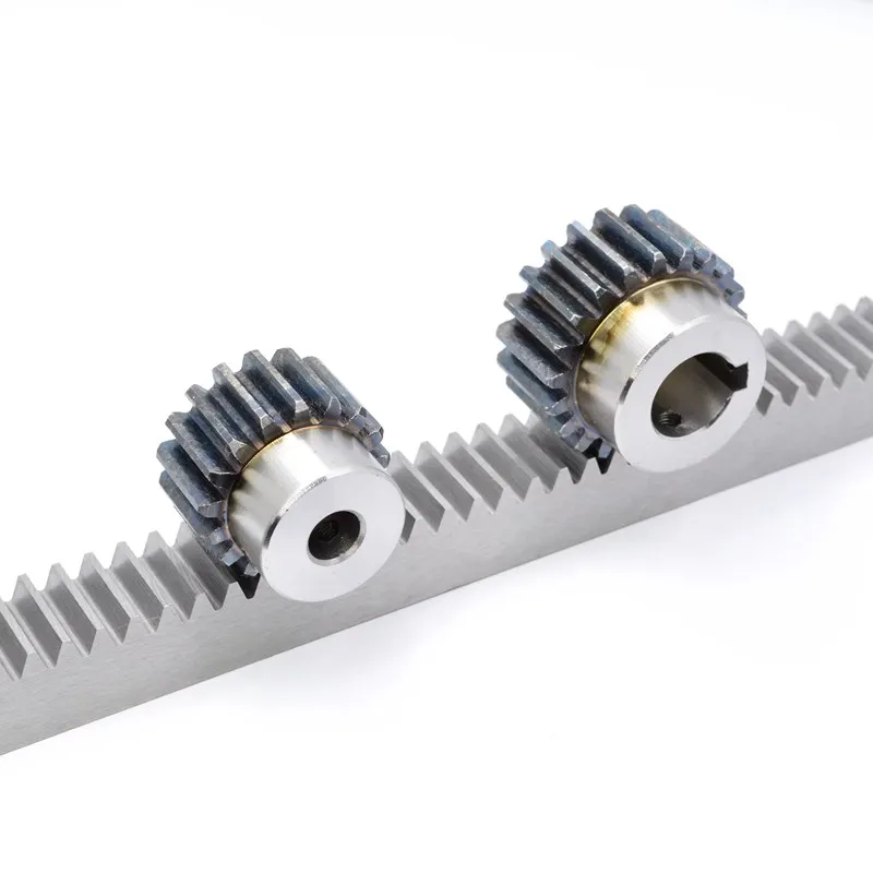 Ground helical gear rack